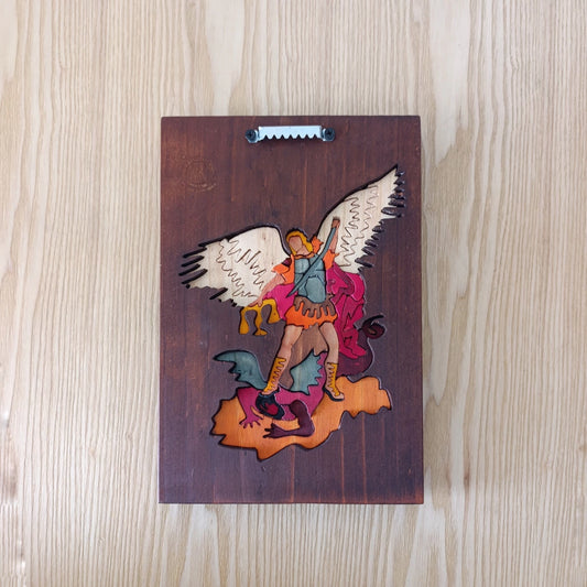 Archangel St. Michael Wood Wall Art