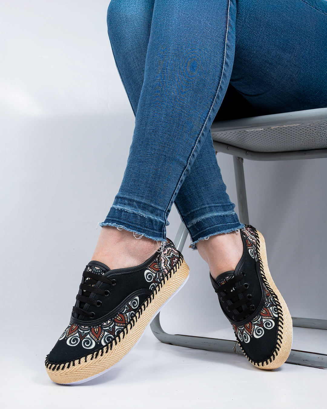 Tiwa Black Women's Casual Shoes by Pontiak