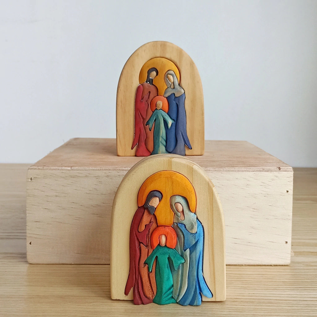 Holy Family Wood Art