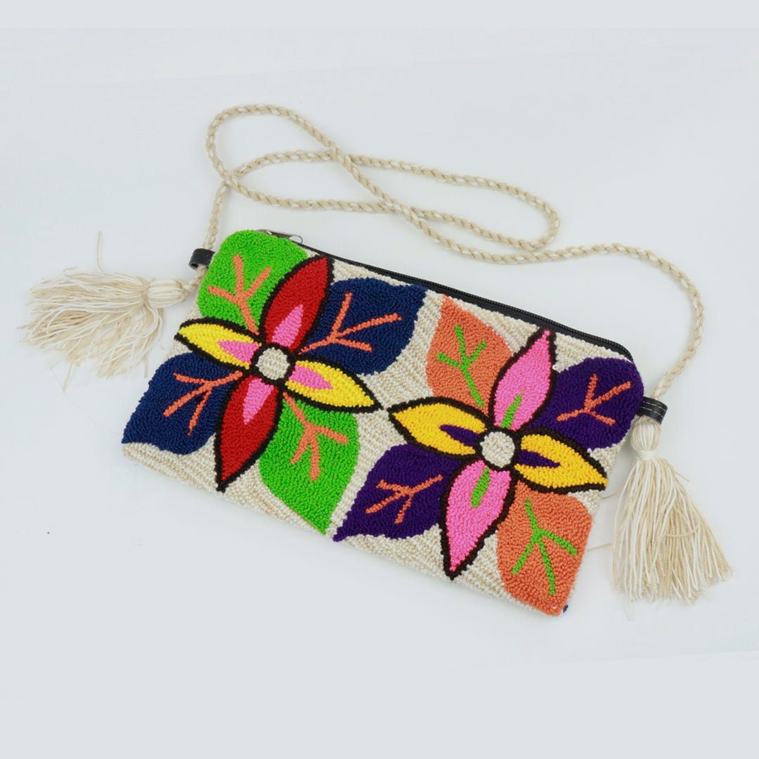 Handmade Embroidered Wayuu Crossbody Bag