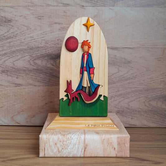 Little Prince and the Fox Wood Art