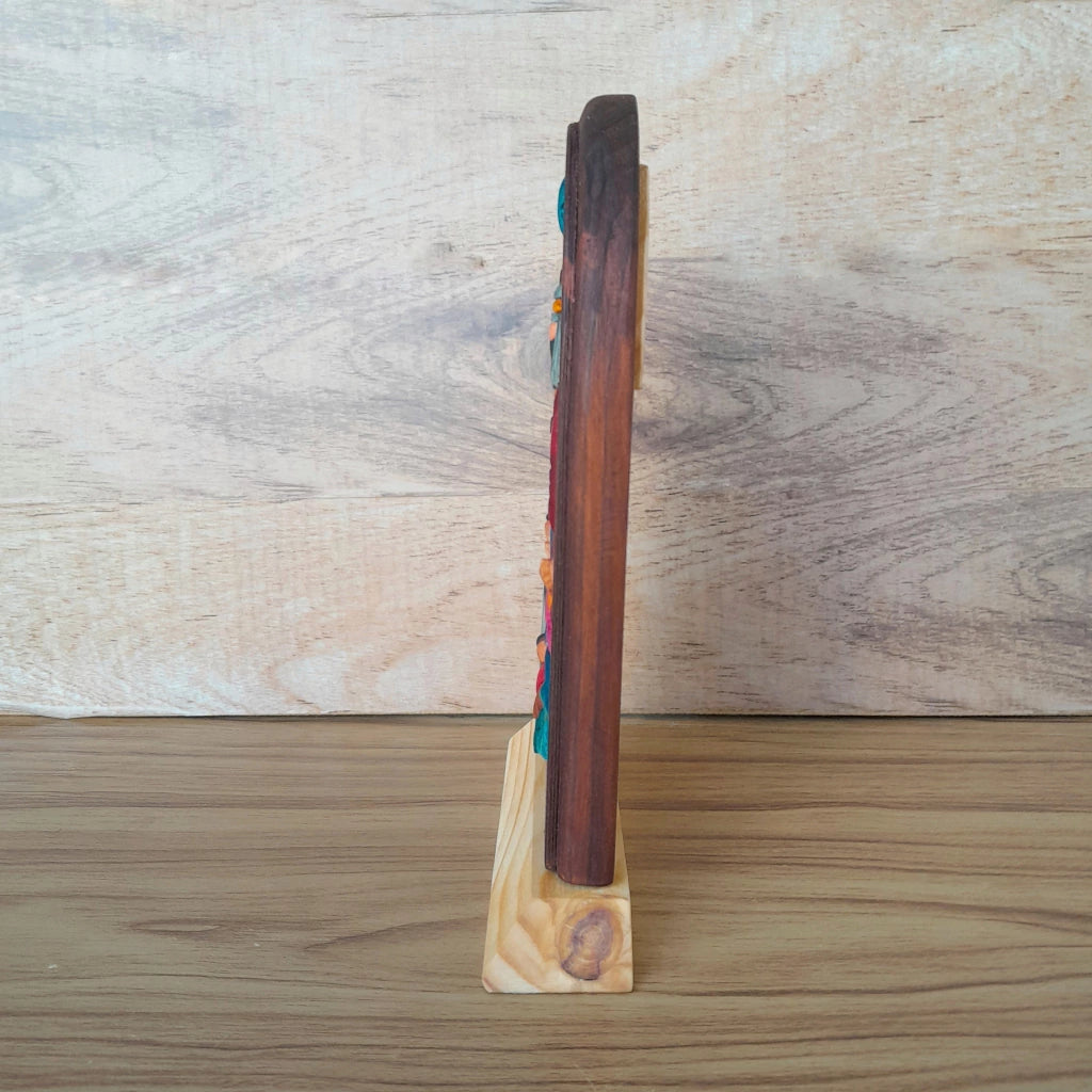 Arch Wooden Nativity Scene