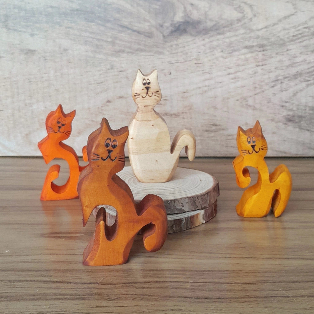 Four Cats Wood Art