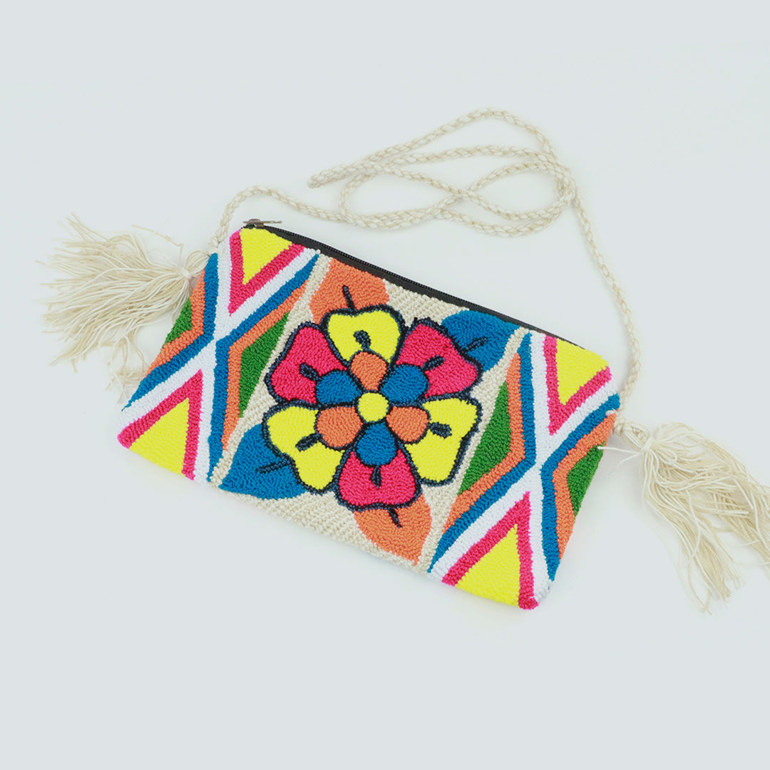 Handmade Embroidered Wayuu Crossbody Bag