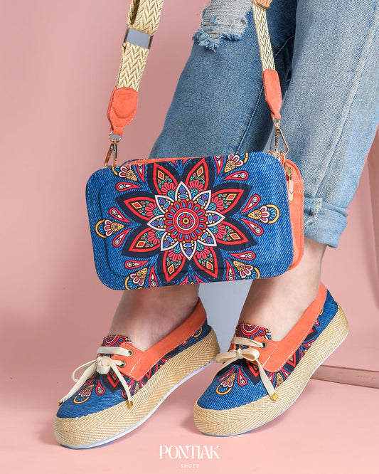 Sunny Shoes & Crossbody Bag Set by Pontiak