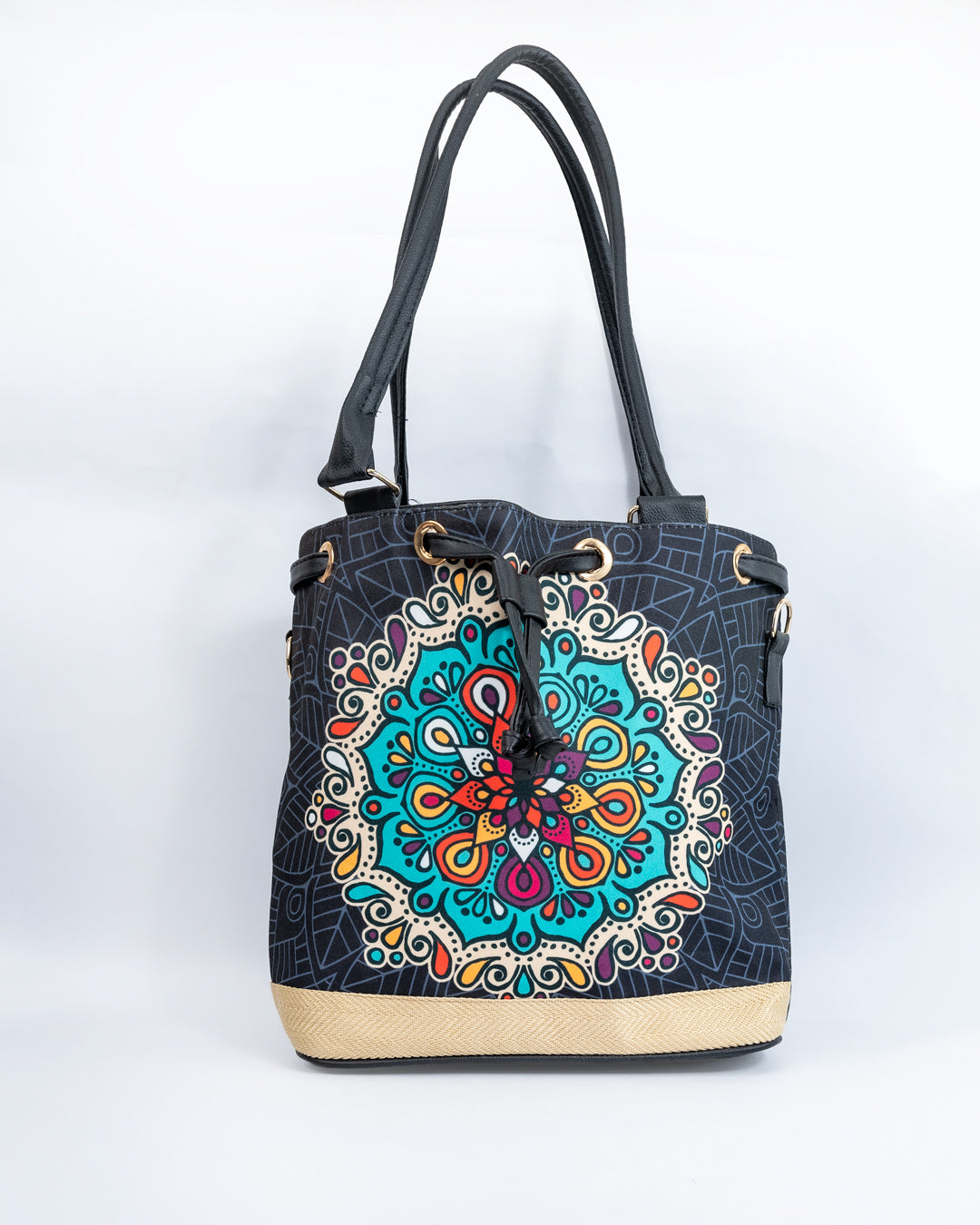 Mint Black Bucket Bag by Pontiak