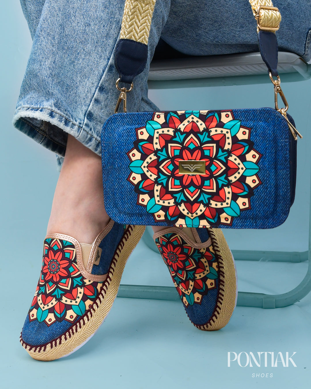 Zambhu Shoes & Crossbody Bag Set by Pontiak