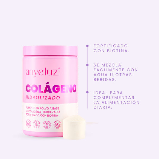 Hydrolyzed Collagen Powder Fortified with Biotin