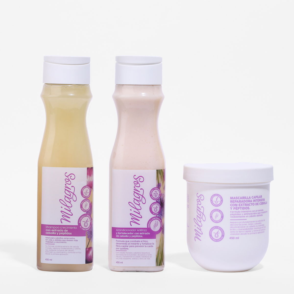 Growth & Anti-Frizz Kit with Onion Extract & Peptides