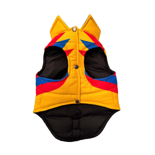 Colombia National Team 90s Yellow Padded Dog Vest