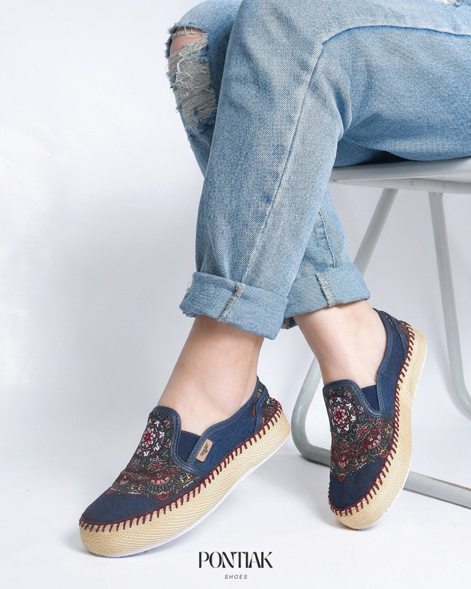 Charm Mulan Slip-On Espadrille Sneakers by Pontiak