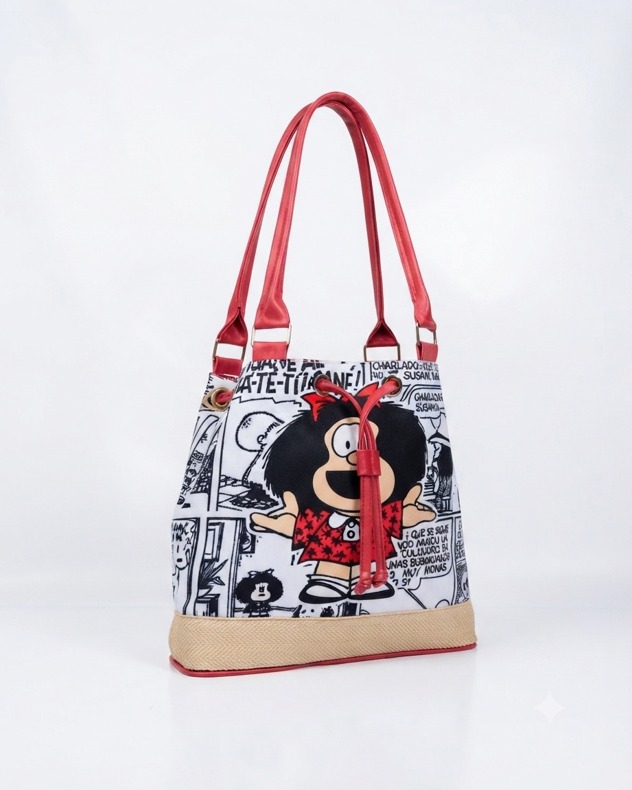 Mafalda Red Bucket Bag by Pontiak