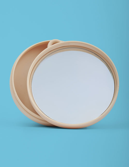 Arepa 3D printed decorative mirror