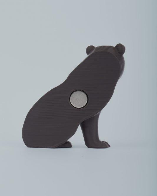 Spectacled Bear 3D printed fridge magnet