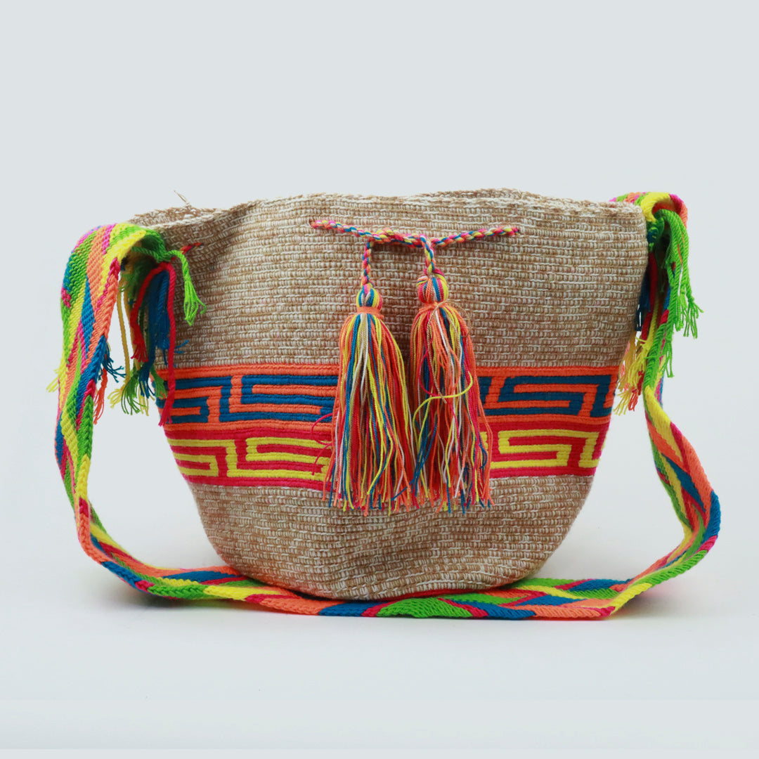 Handcraft Wayuu Backpacks Tribal Crochet Backpack