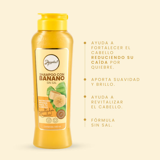 Banana Shampoo with Biotin & Keratin