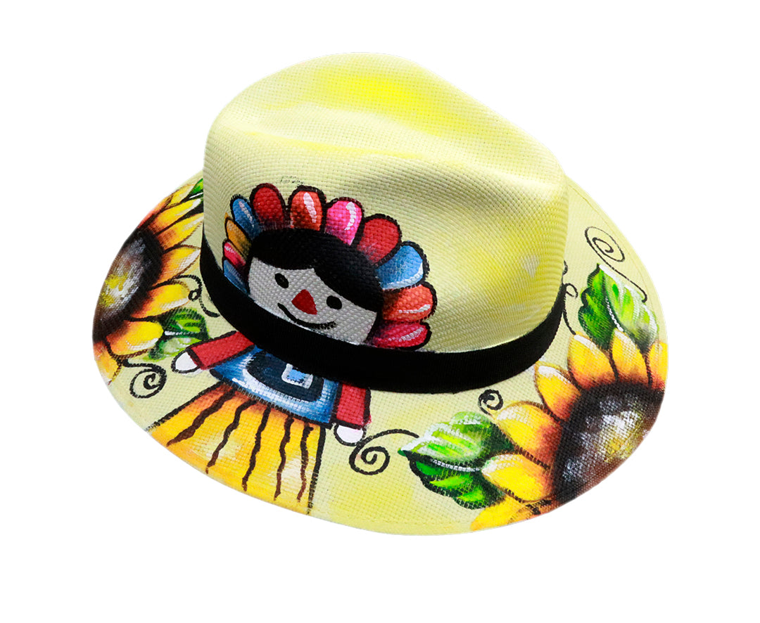 Hand Painted Artisan Hat
