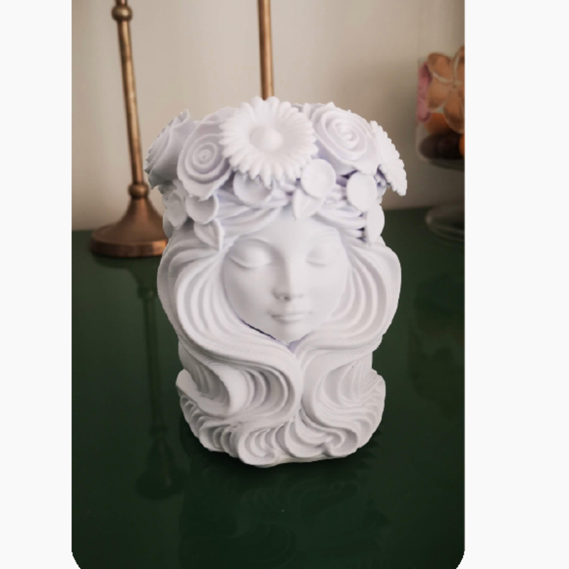 Mother with Flowers (8 cm) silicone candle mold