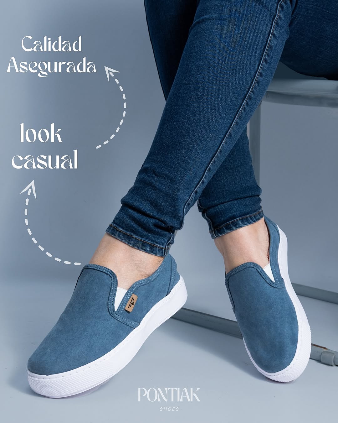 Indigo Slip-On Espadrille Sneakers by Pontiak