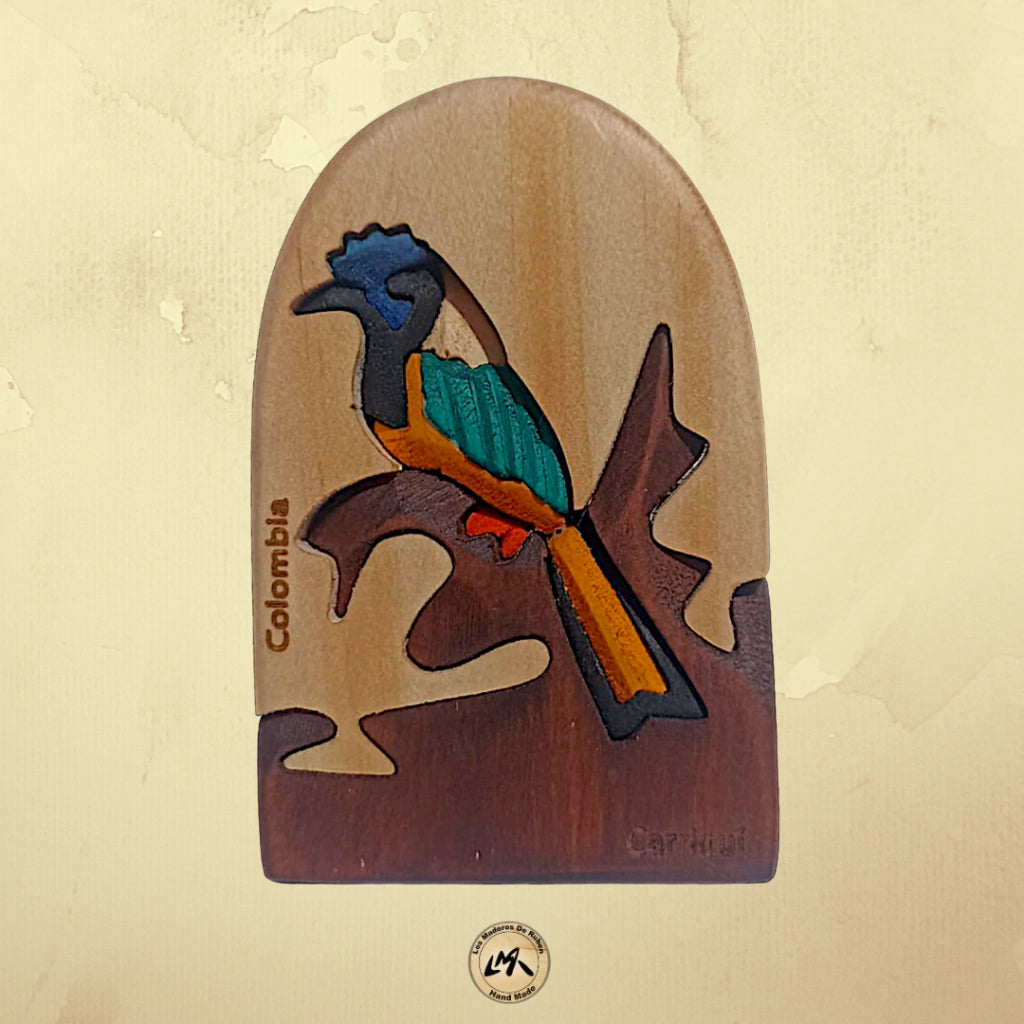 Green Jay Wooden Souvenir