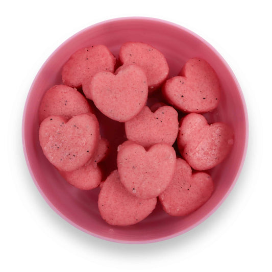 Cherry Mimosa Body Scrub Hearts