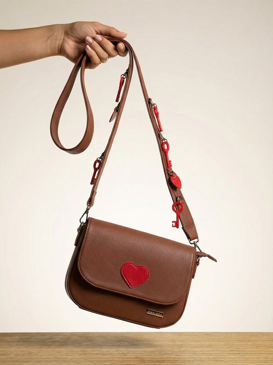 Carriel Amor Heart Crossbody Bag – Colombian Carriel-Style Purse