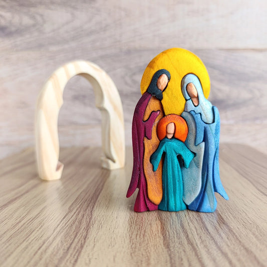 Holy Family Wood Art
