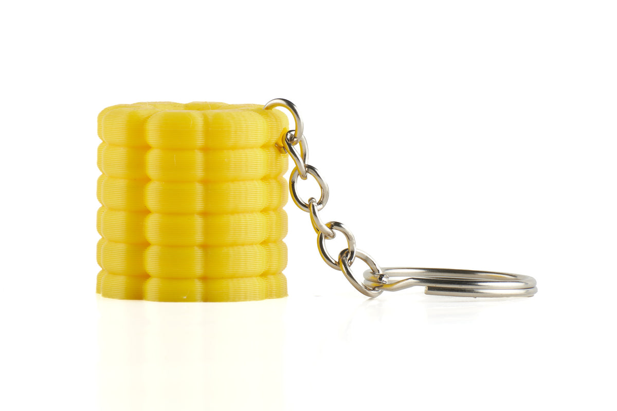 Corn on the Cob 3D printed keychain
