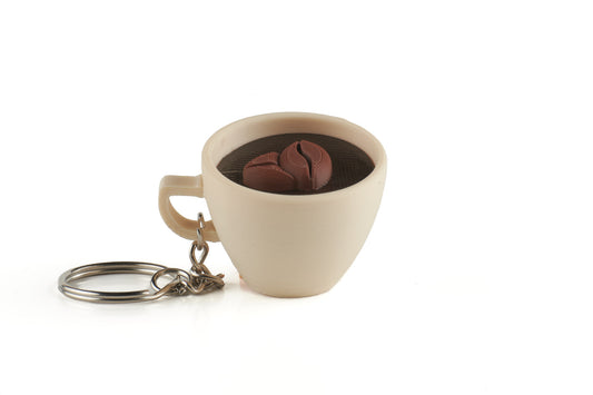 Coffee Cup 3D printed keychain