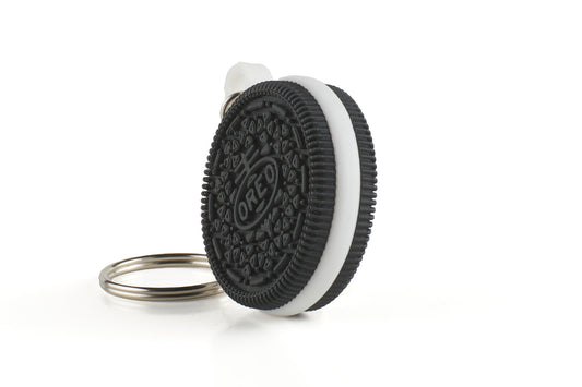 Oreo Cookie 3D printed keychain