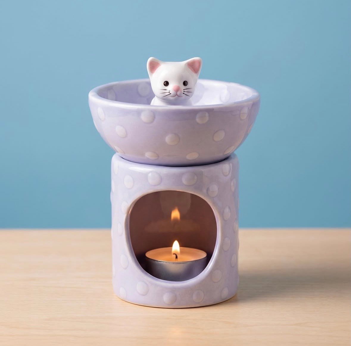 Kitten essence oil burner cat lover gift