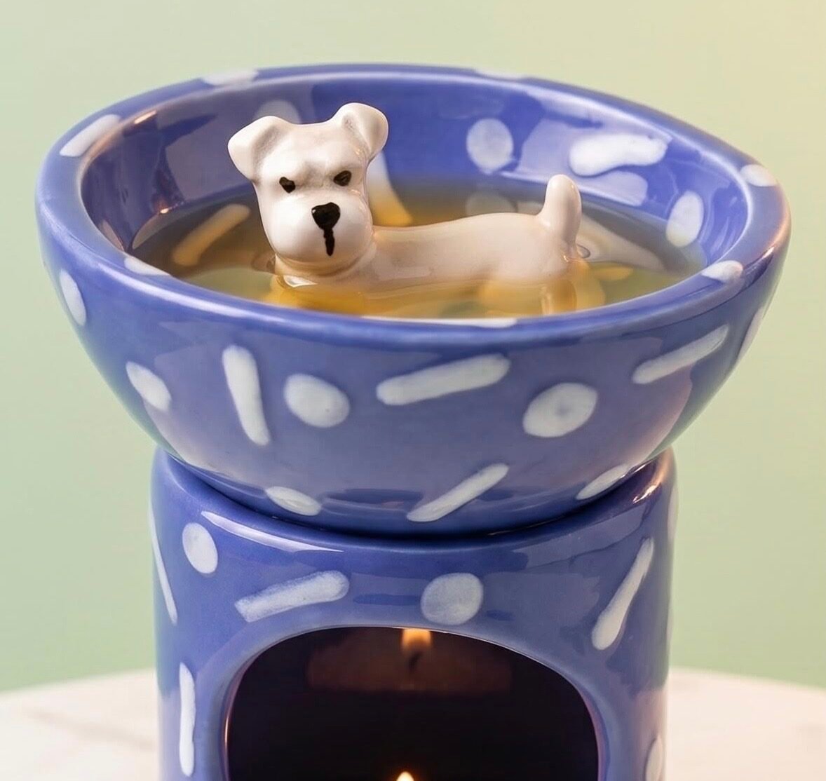 Schnauzer essence oil burner dog lover gift