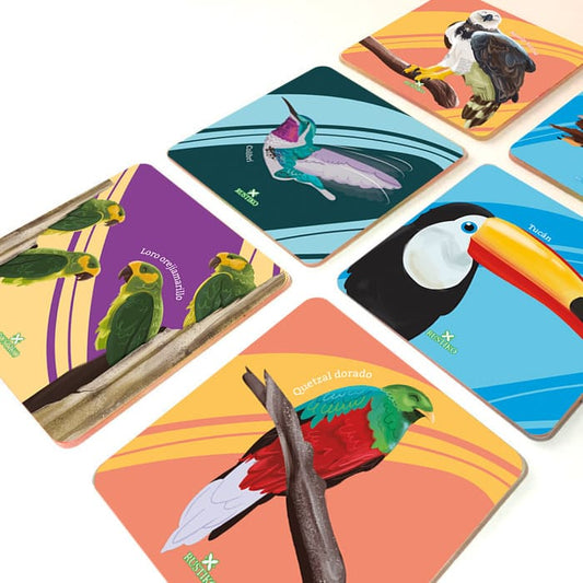 Coasters Colombian Birds