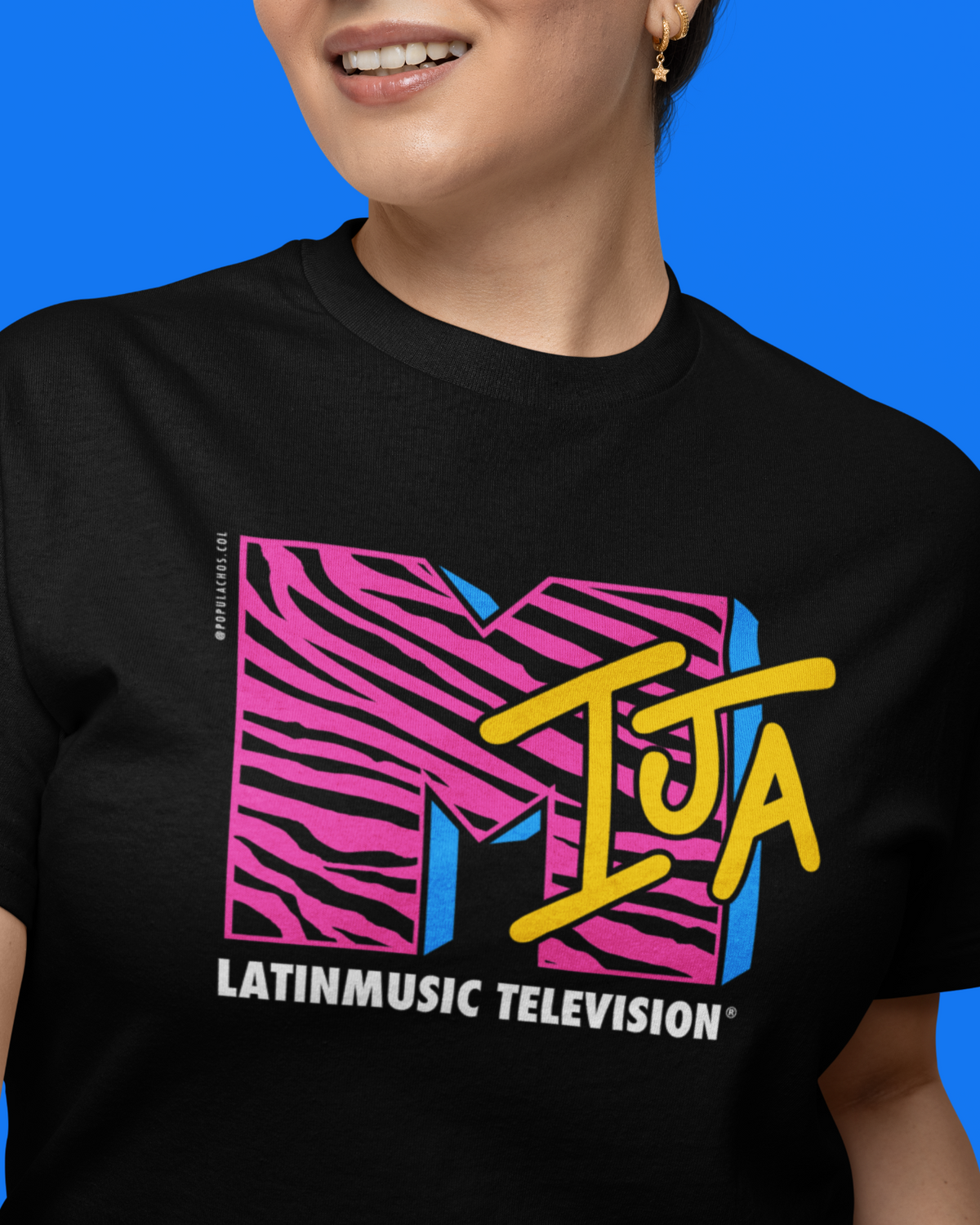 Colombian Black T-Shirt "Mija"