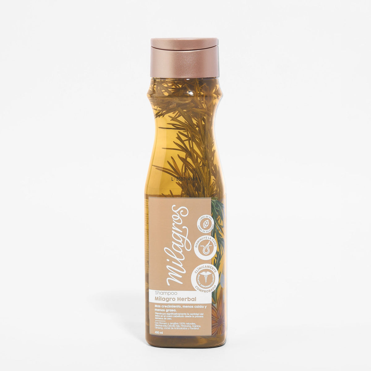 Milagro Herbal Shampoo with Rosemary & Ginger 450 ml
