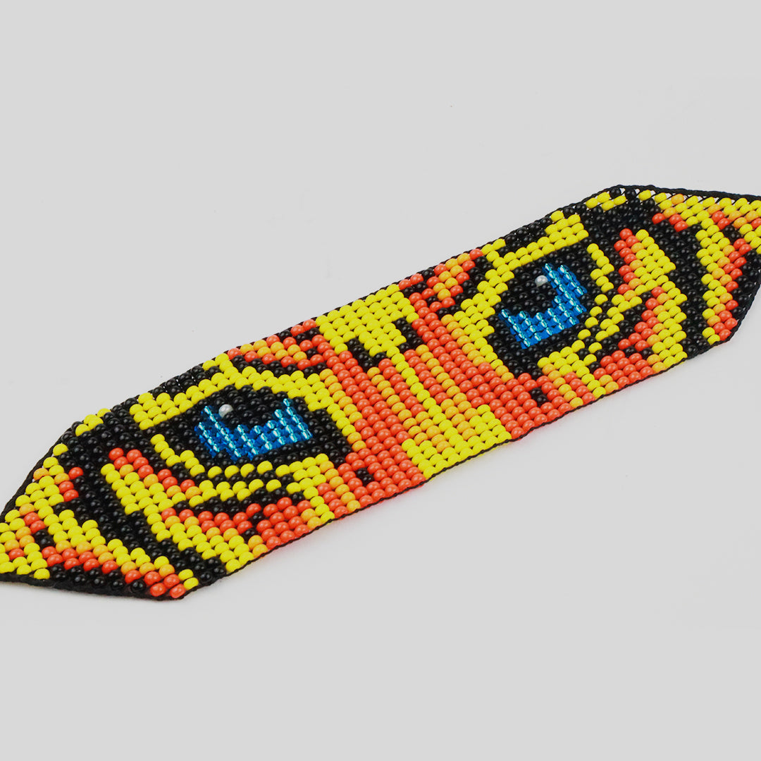 Colombian Bead Bracelet with Tribal Motifs