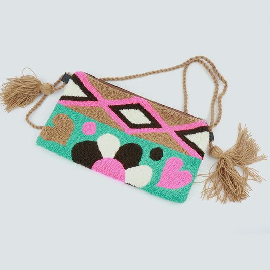 Handmade Embroidered Wayuu Crossbody Bag