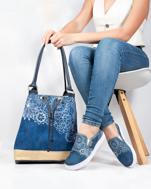 Trival Shoes & Handbag Set by Pontiak