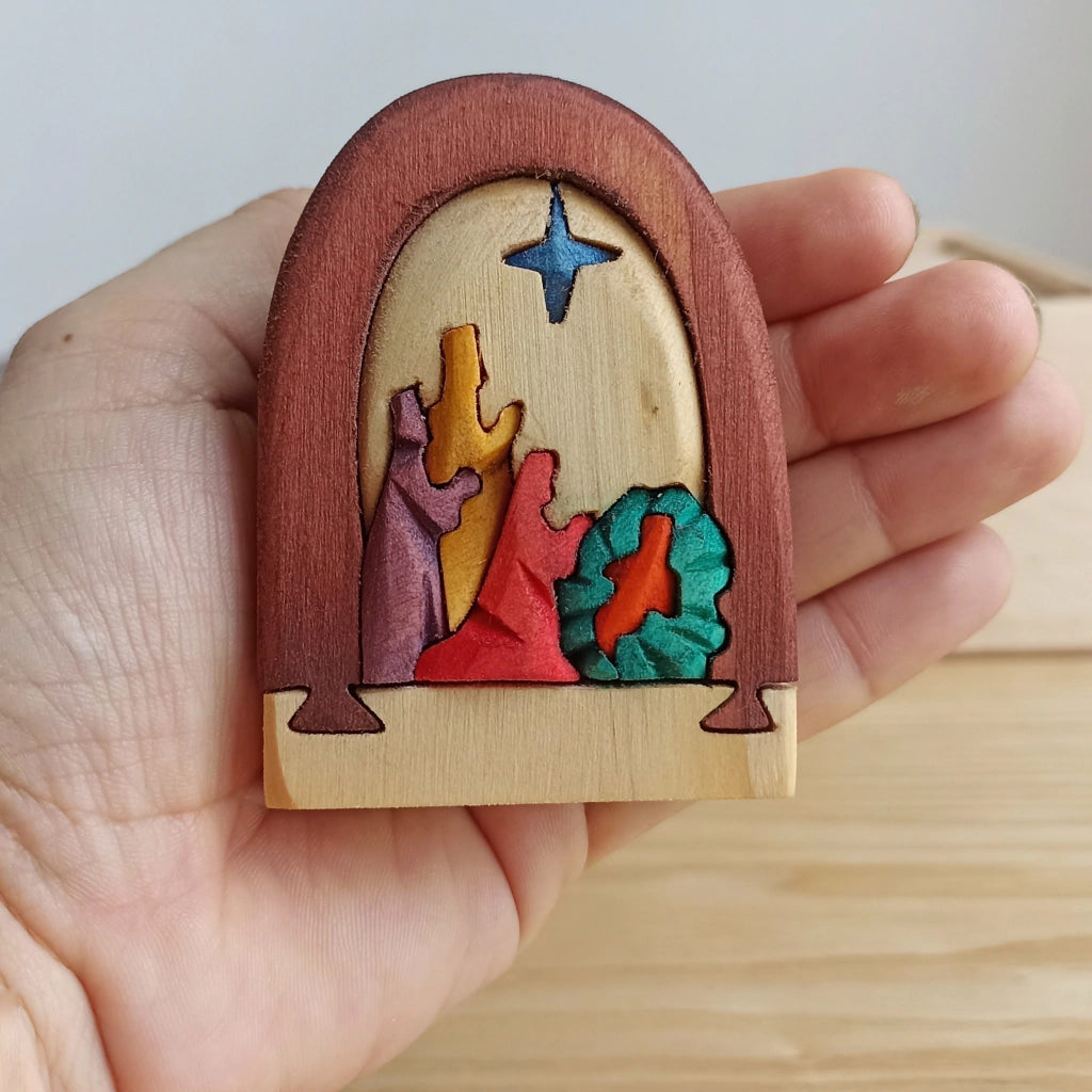 Adoration of the Magi Wood Art