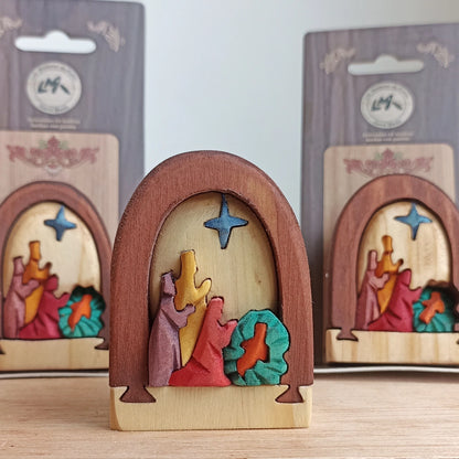 Adoration of the Magi Wood Art