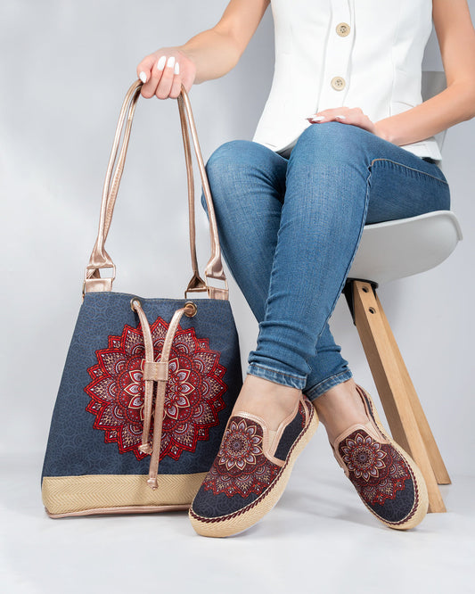Denim x Keim Shoes & Handbag Set by Pontiak