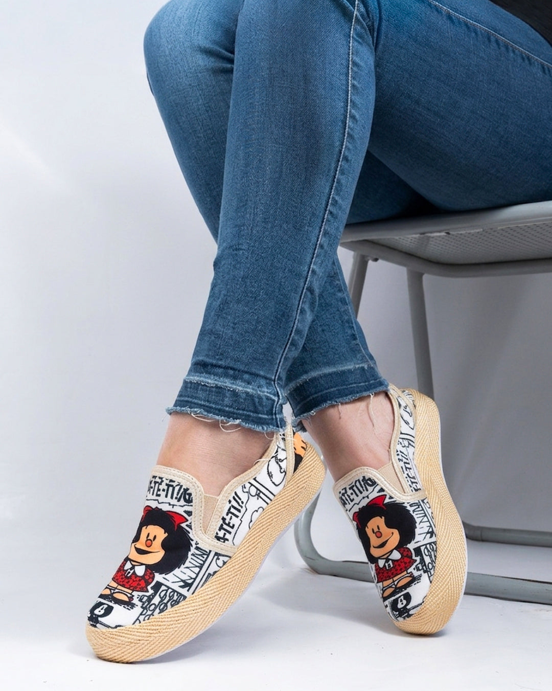 Mafalda Gold Slip-On Espadrille Sneakers by Pontiak