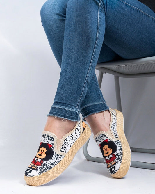 Mafalda Gold Slip-On Espadrille Sneakers by Pontiak