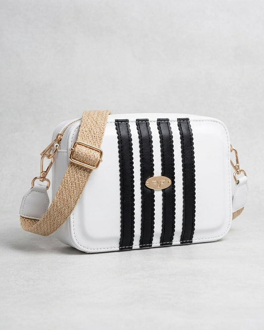 Stripes Black Women's Casual Shoes by Pontiak