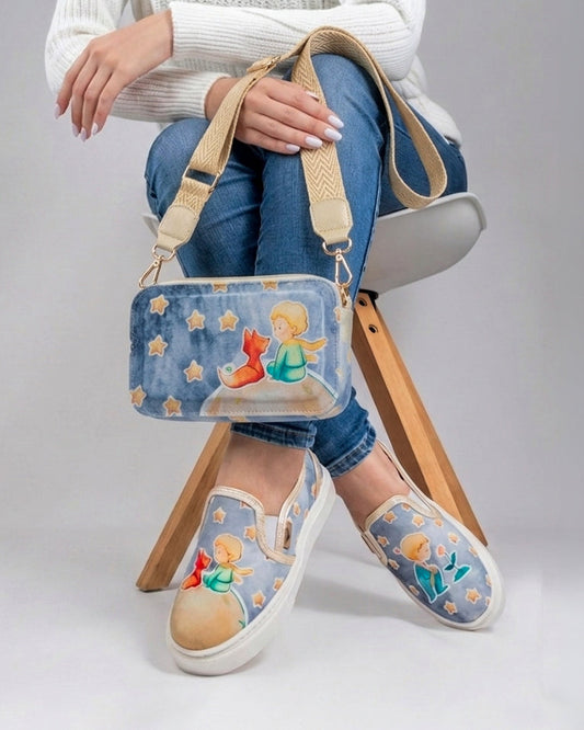 Little Prince Shoes & Crossbody Bag Set by Pontiak