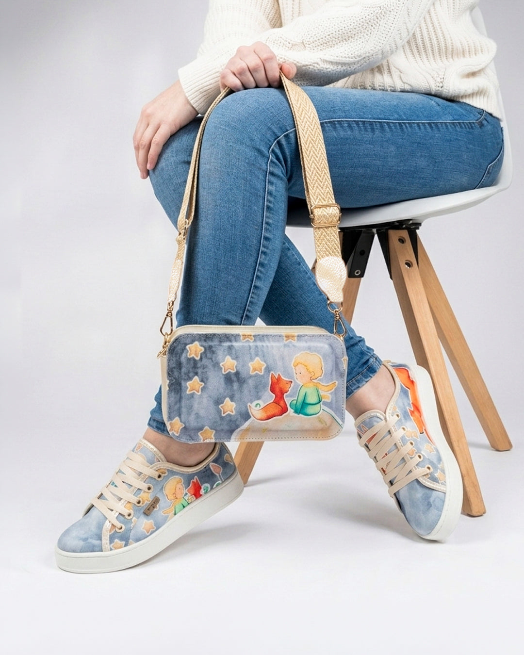 Little Prince Shoes & Crossbody Bag Set by Pontiak