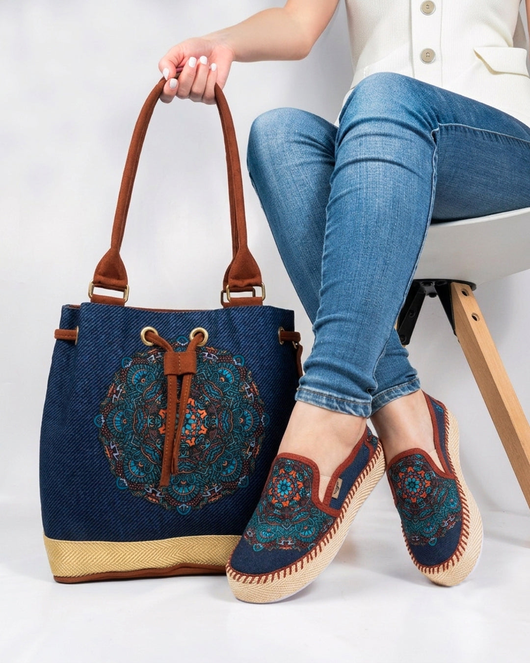 Mulan Shoes & Handbag Set by Pontiak
