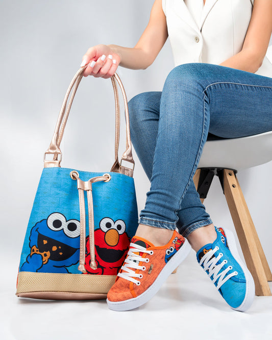 Cookie Monster Shoes & Handbag Set by Pontiak