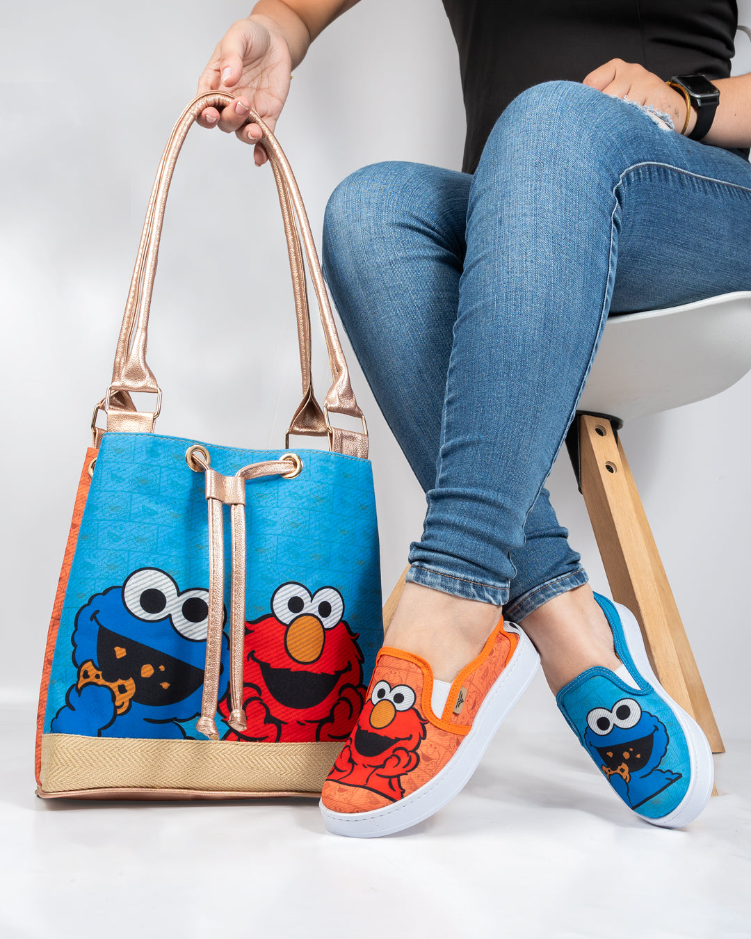 Cookie Monster Shoes & Handbag Set by Pontiak