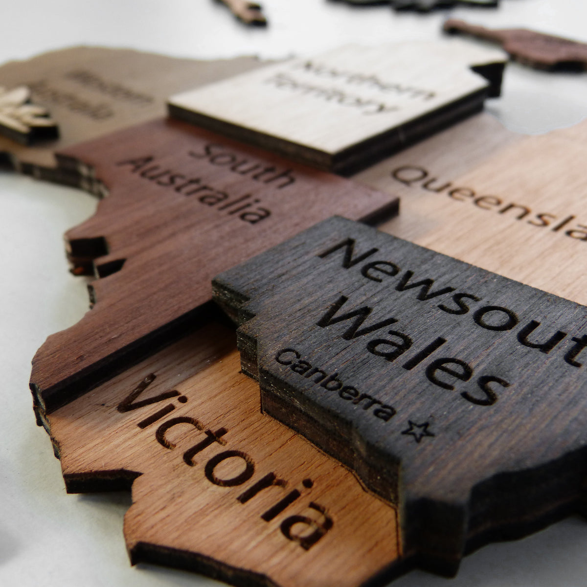 3D Wooden World Map Wall Art – Handmade Multilayer Travel Map